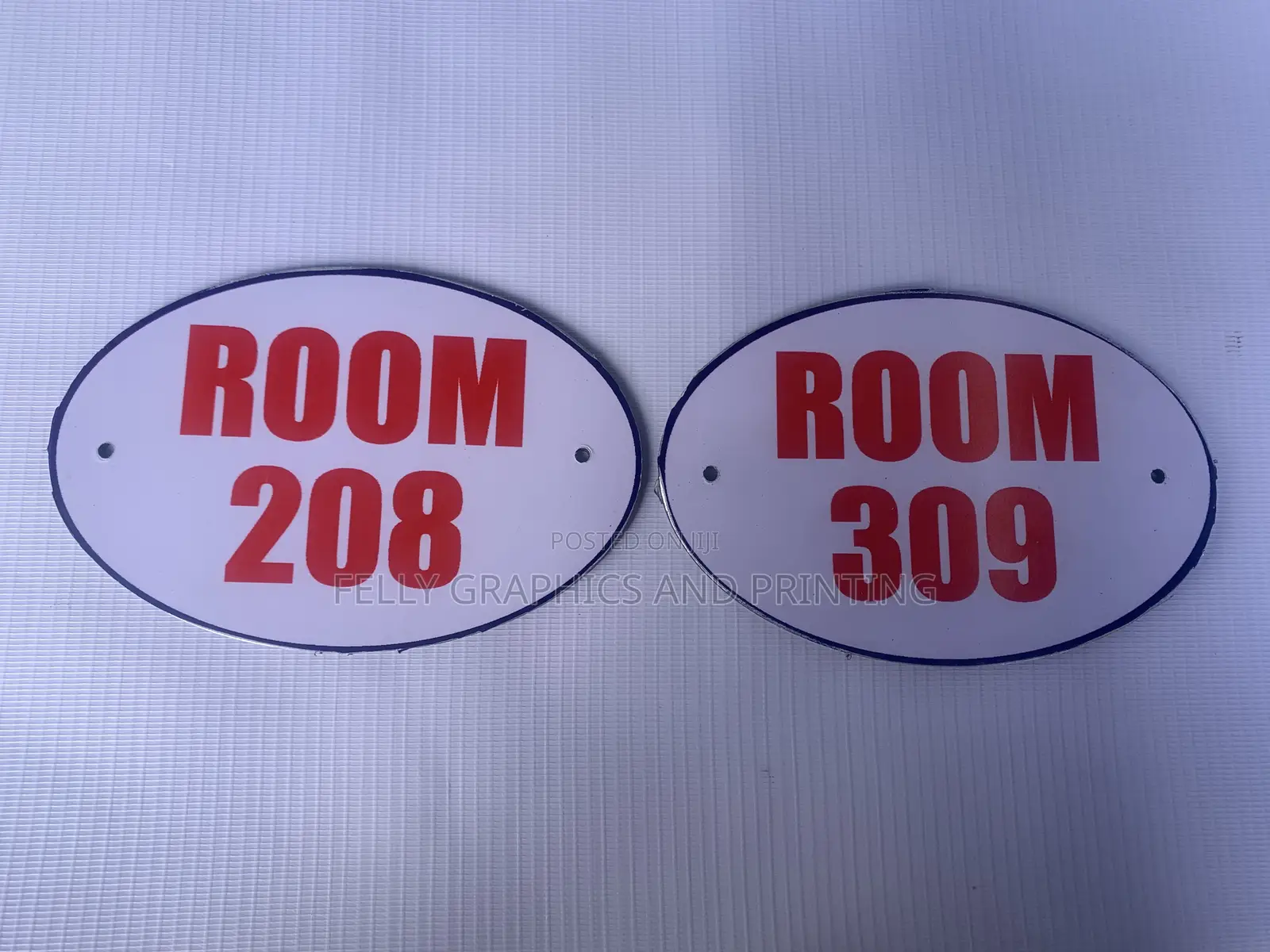 Door Tag for Hotel Room