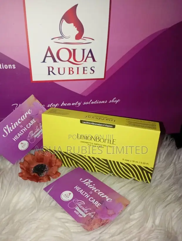Lemon Bottle Fat Dissolving Injection ( 5 Vials) don siyarwa - Aqua Rubies  Limited  Farashi:  180,000 a Jiji.ng [Lekki]