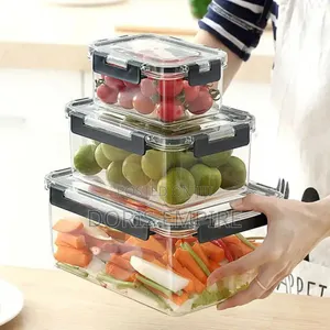 Square Shape Transparent Fresh Keeping Food Storage Box