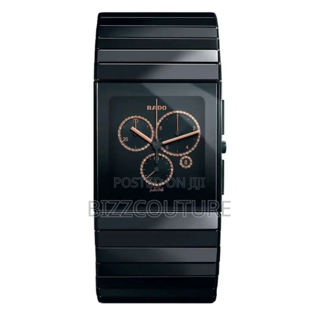 Original Rado Ceramic Chronograph Black Chain Wathc in Store