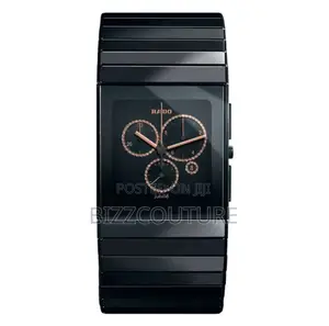 Original Rado Ceramic Chronograph Black Chain Wathc in Store