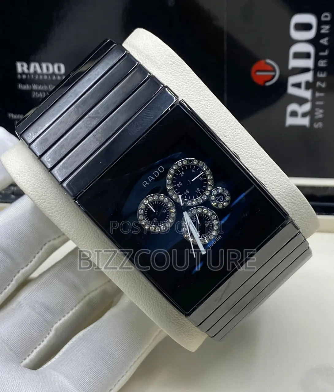 Original Rado Ceramic Chronograph Pattern Selection Watch