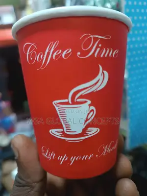 Big Size Disposable Coffee Cups for 50pcs