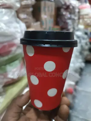 Big Size Disposable Coffee Cups for 50pcs