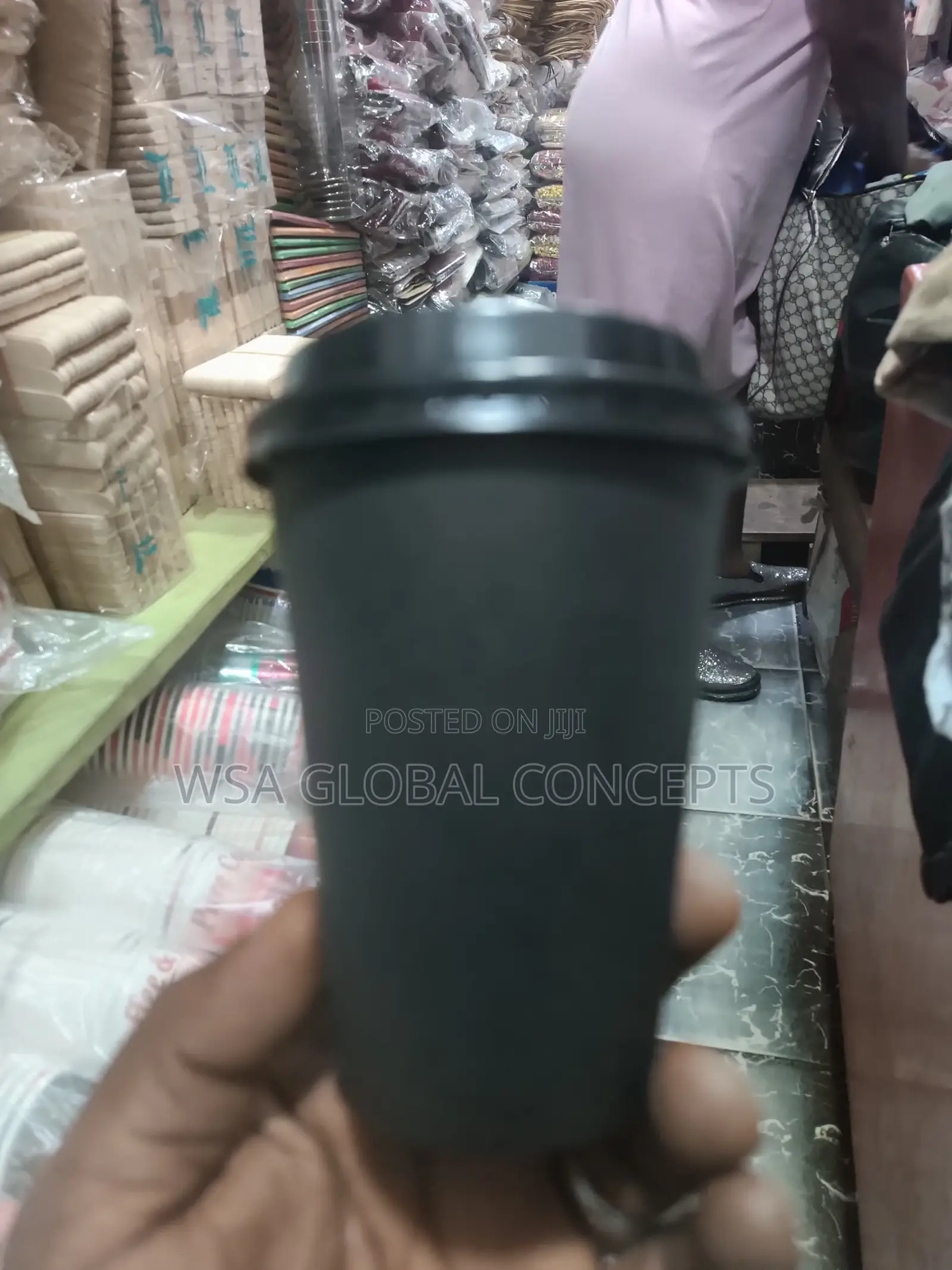 Big Size Disposable Coffee Cups for 50pcs