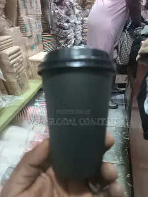 Big Size Disposable Coffee Cups for 50pcs