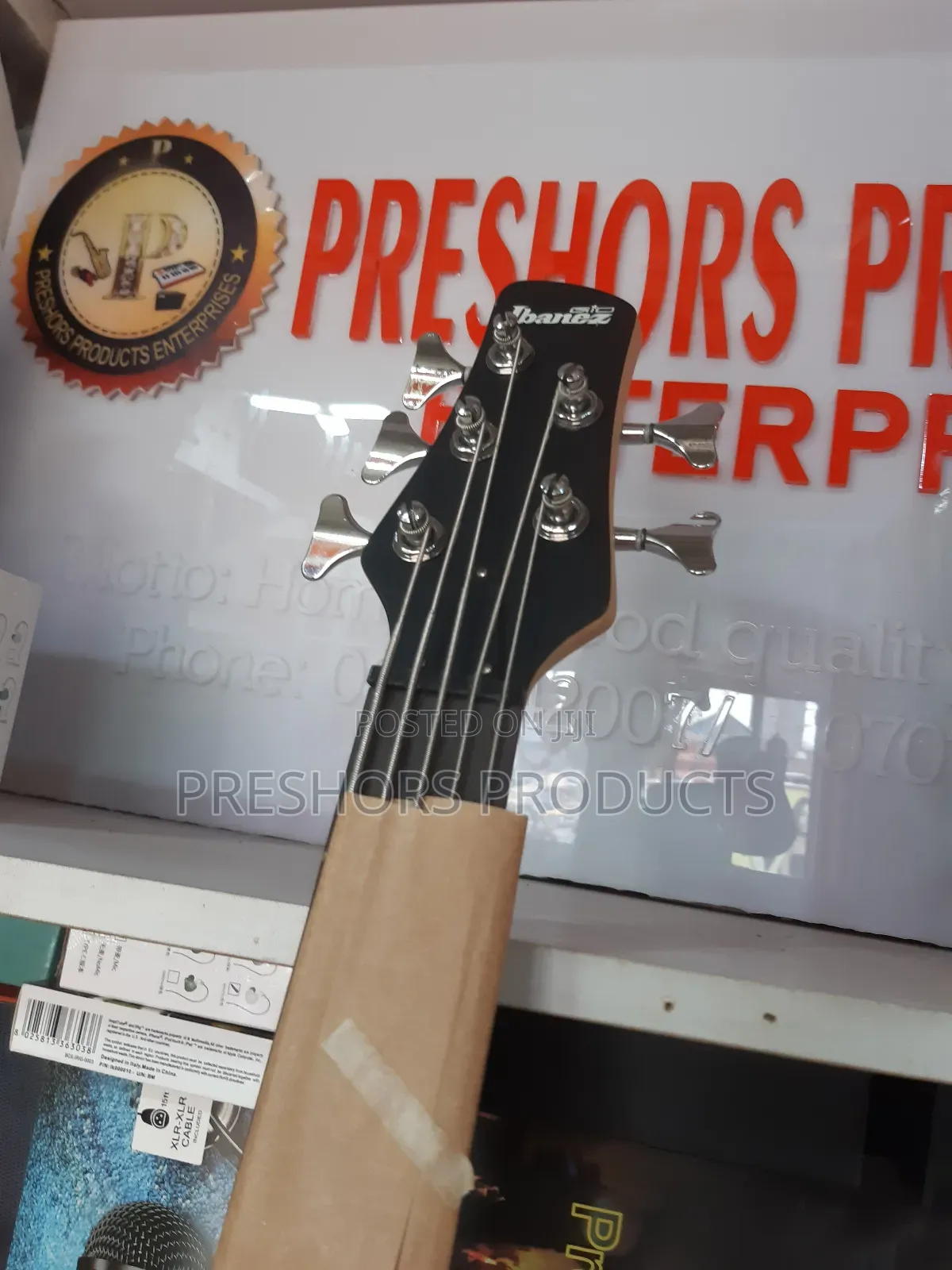 5 Strings Passive Ibanez Bass Guitar