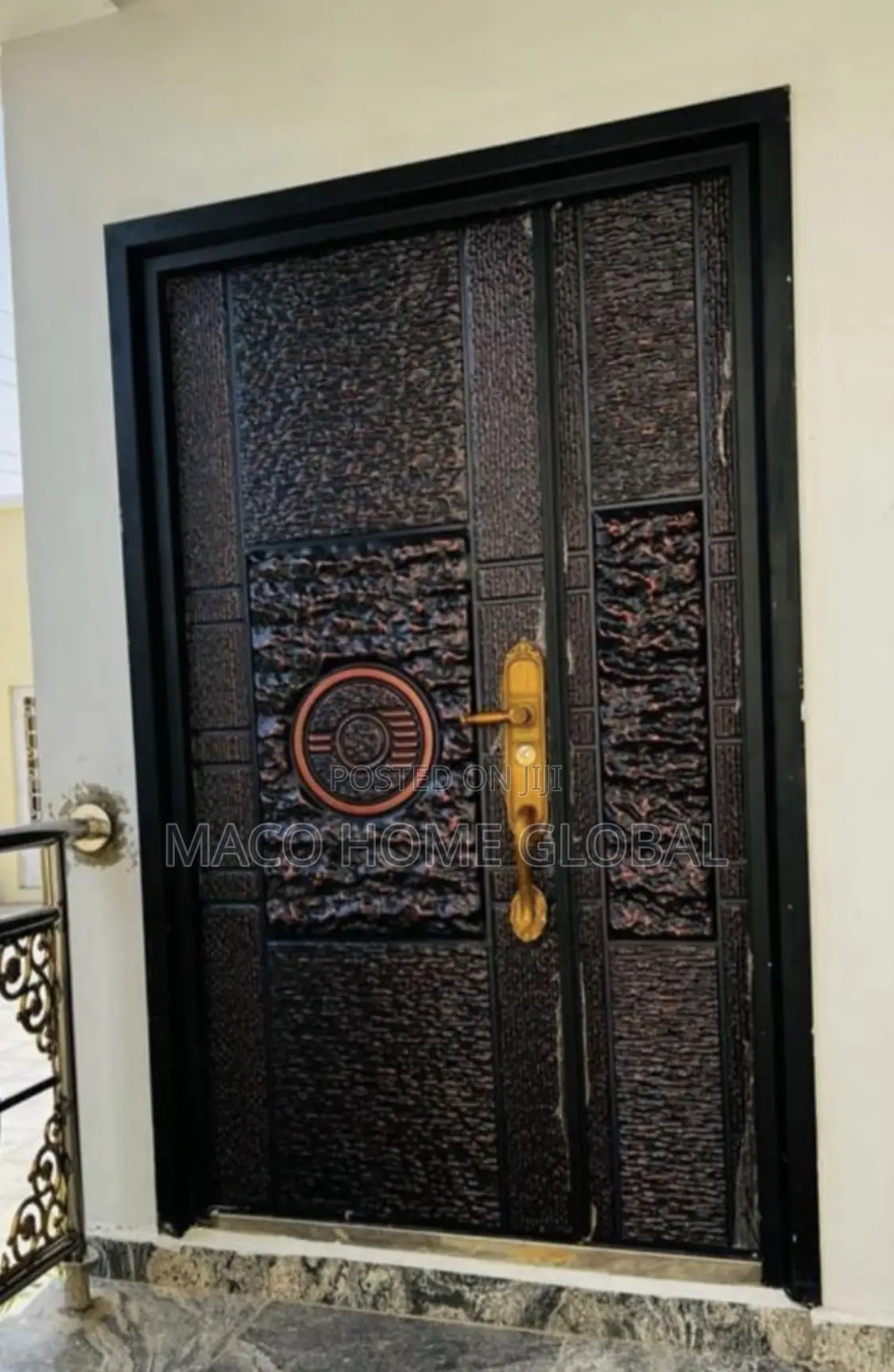 Full Cast Security Door Back and Front
