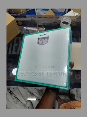 Camry White Black Mechanic Personal Body Weighing Scale