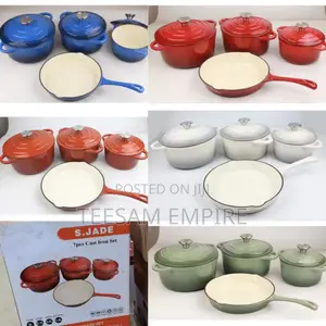 4pcs Quality Cast Iron Pot