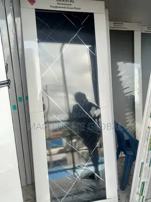 Full Glass Toilet Door Height Quality Aluminum