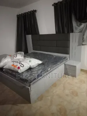 6 by 6 Bed Frame With Two Sides Drawer