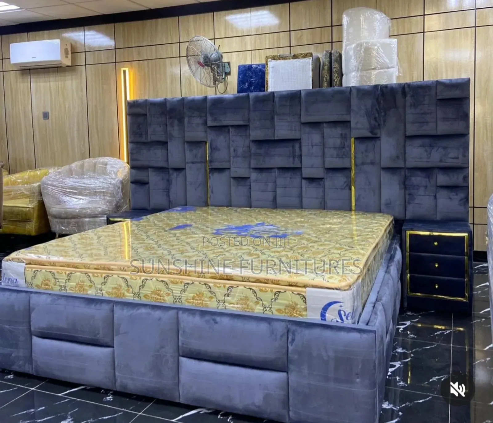 Padded Family Size Bedframe