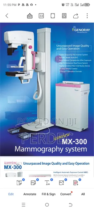 Brand New Genoray Mx 300 Mammogram