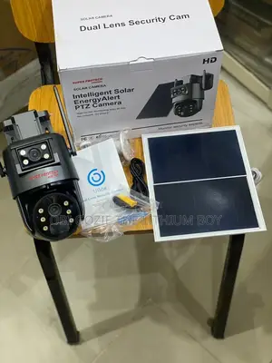 Ubox Dual Lens Solar CCTV Camera Now Available in Stock