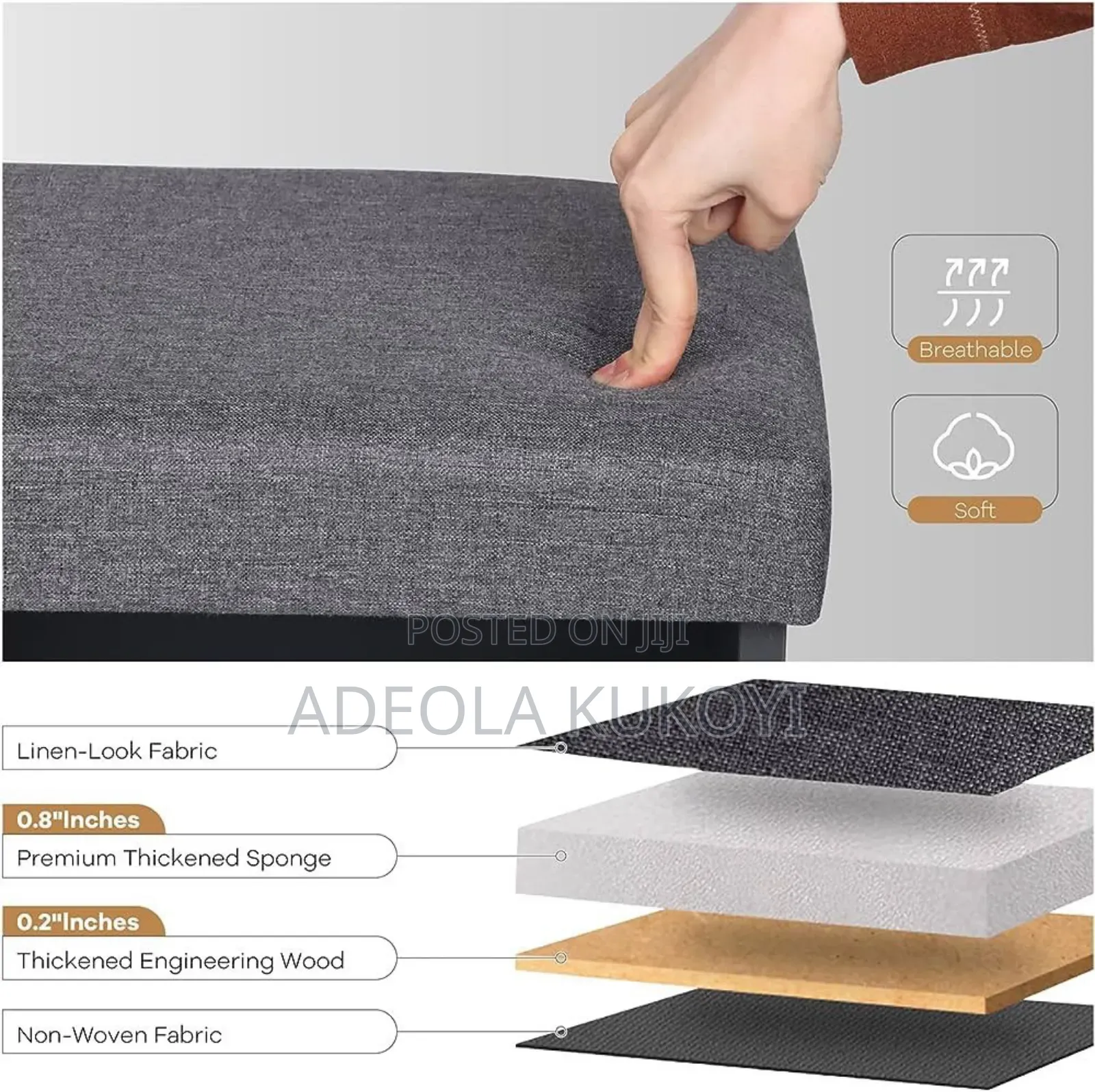 Sitting Stool With Foamy Top