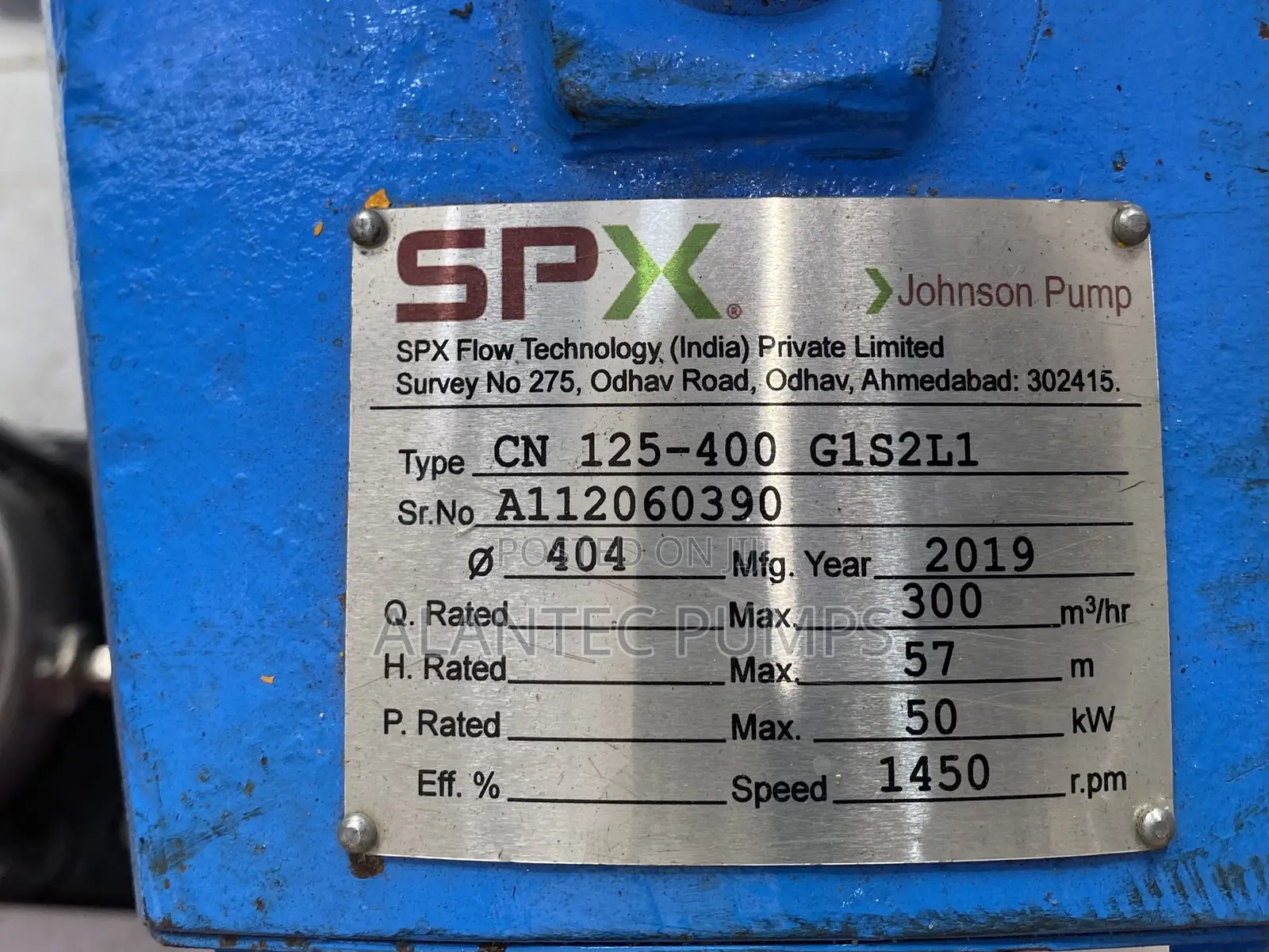 Johnson Pump Head