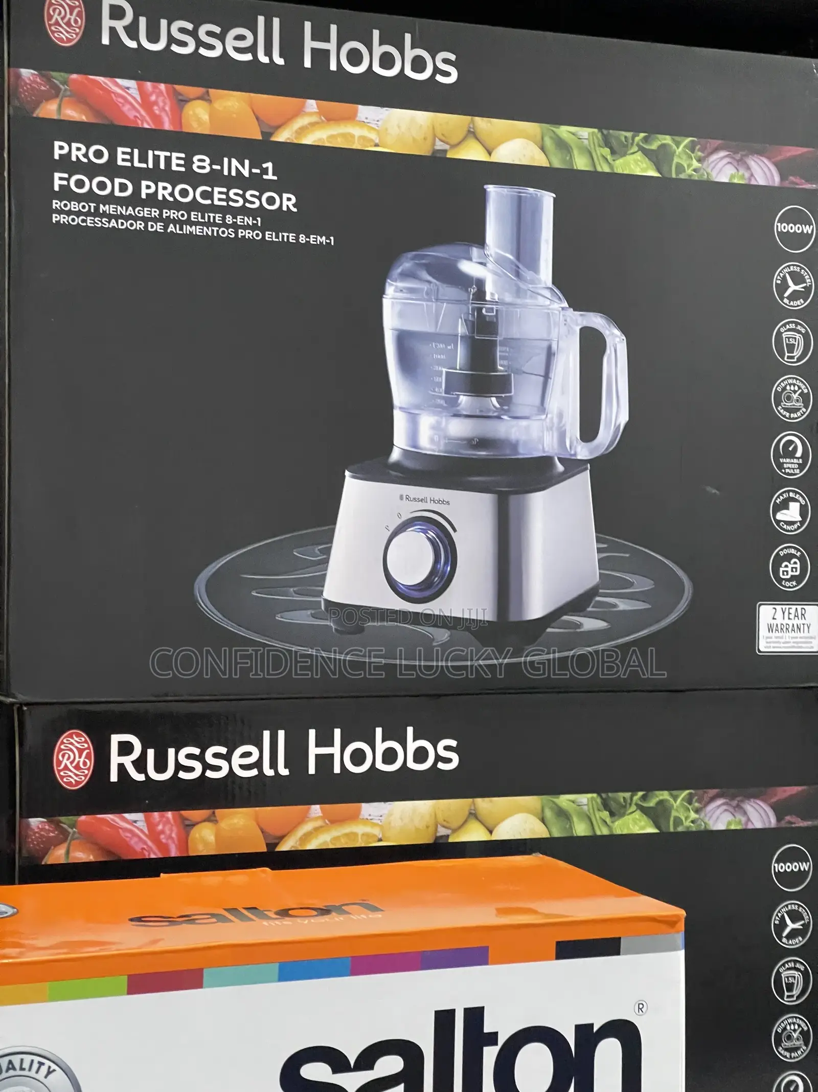 Russel Hobbs Pro Elite 8 in 1 Food Processor