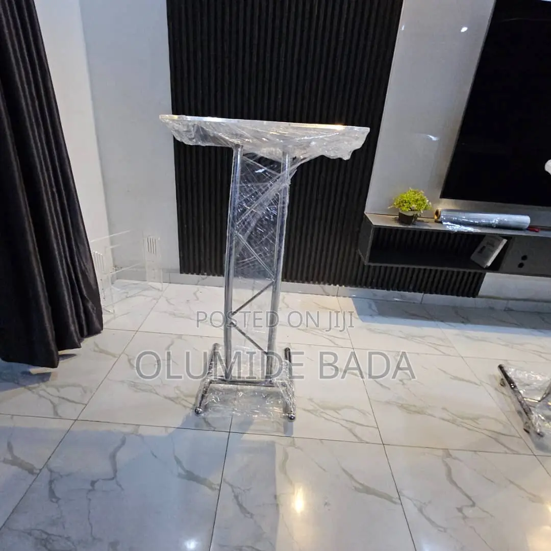 Truss Lectern, Acrylic Pulpit, Double Pole