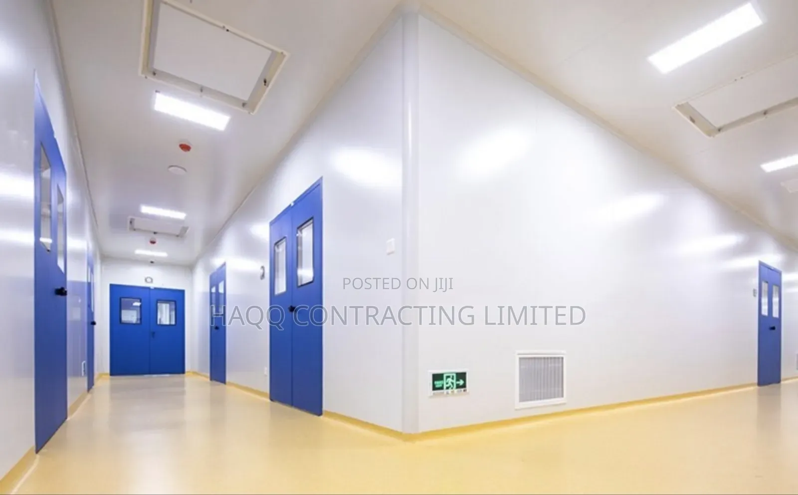 Panel Built Clean Room Construction With Epoxy Flooring