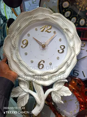 Rose Design Wall Clock