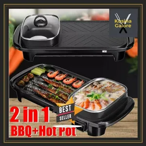 2in1 Electric Grill and Hot Pot