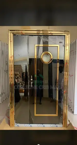 Gold Glass Front Door