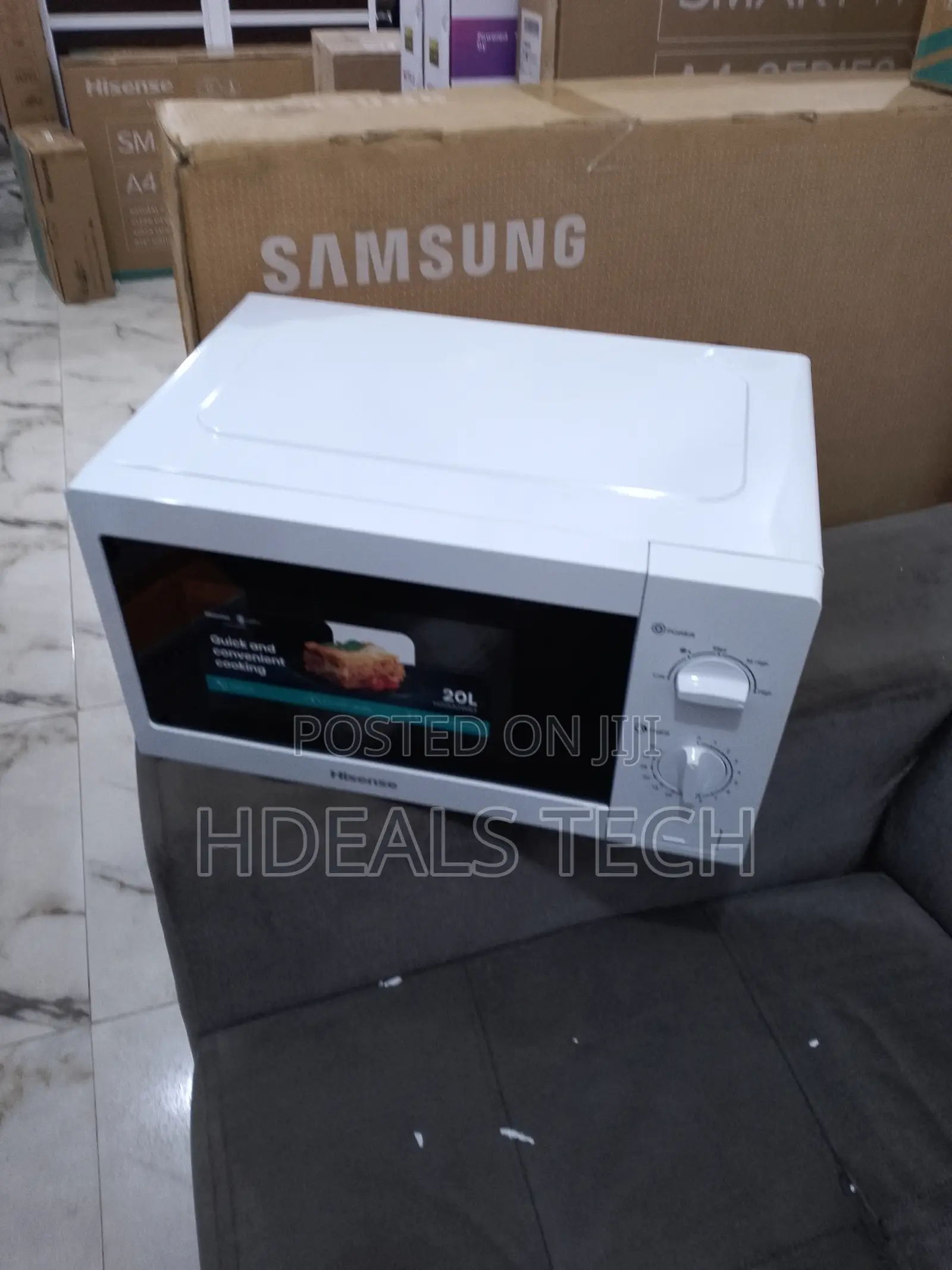 Available Hisense Microwave Oven 20L Manuel-White