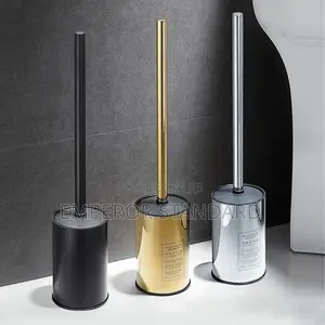 Black Toilet Brush Wall Mounted WC Cleaner Brush Bathroom