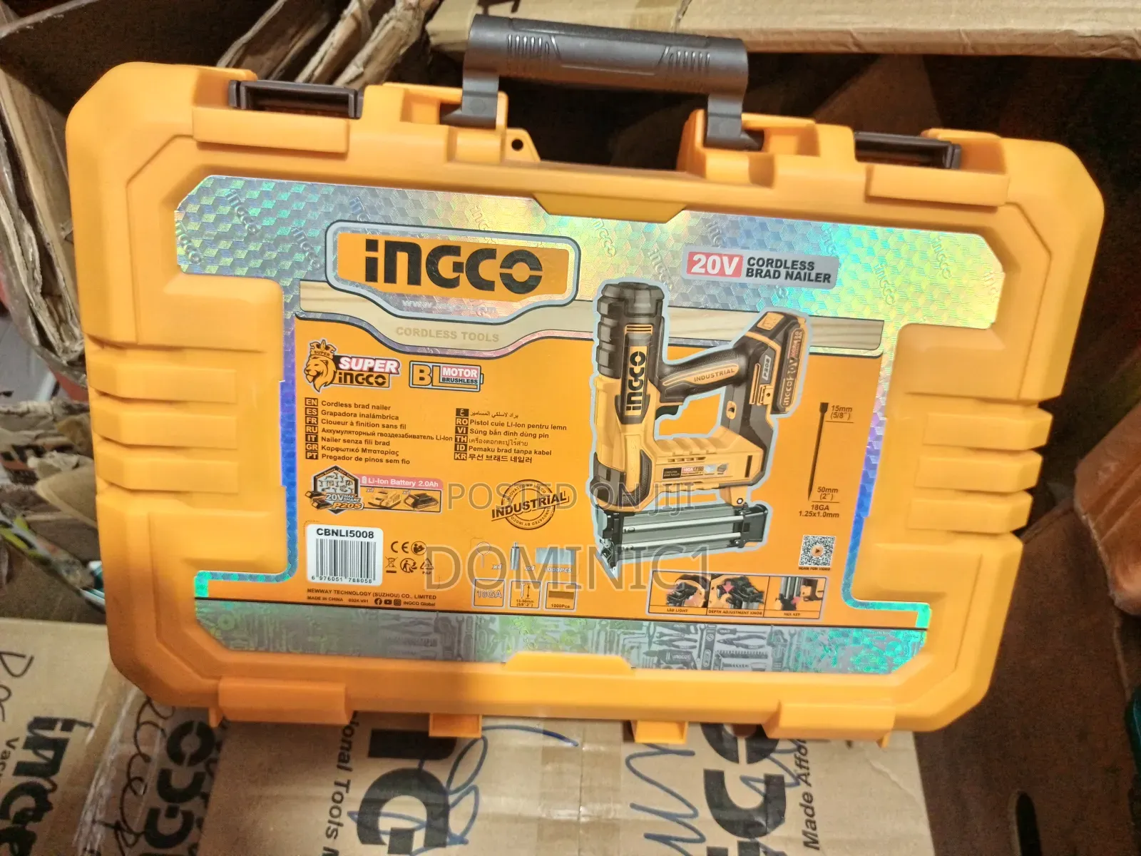 Ingco Cordless Nailer Machine 20v