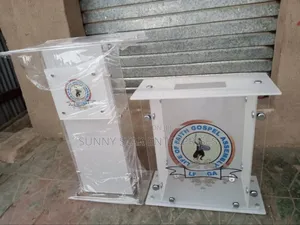 Quality Unbreakable Acrylic Pulpit And Offering Box For Chur