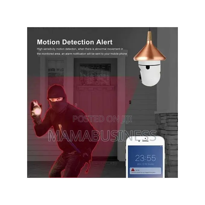 360 Rotation Wifi Bulb Camera Spy Camera
