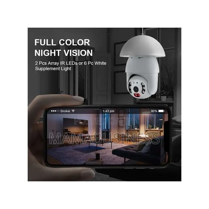 360 Rotation Wifi Bulb Camera Spy Camera