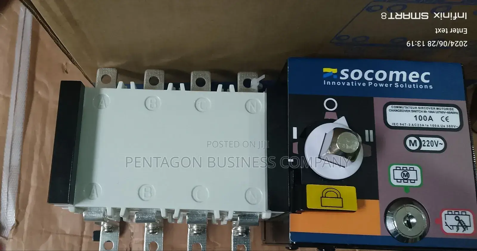 400ahms Automatic Changeover Switch 3 Phase(SOCOMEC)