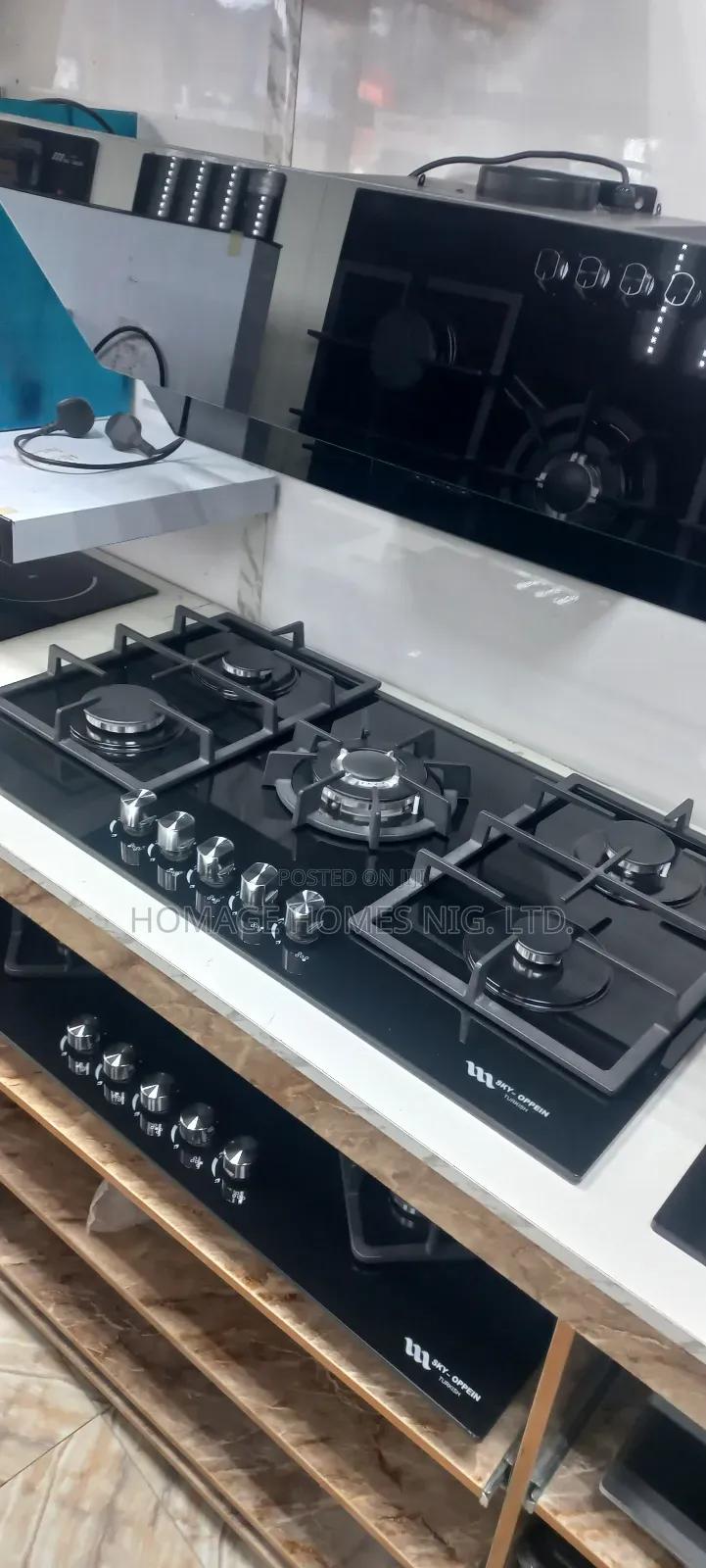 5 Burner Original Built-in Gas Hub