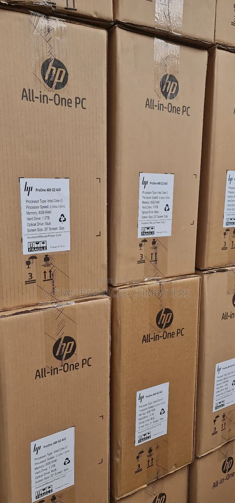 New Desktop Computer HP ProOne 400 G3 8GB Intel Core I3 HDD 1T