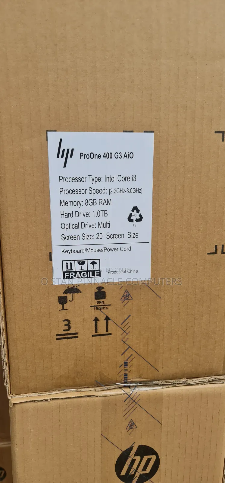 New Desktop Computer HP ProOne 400 G3 8GB Intel Core I3 HDD 1T