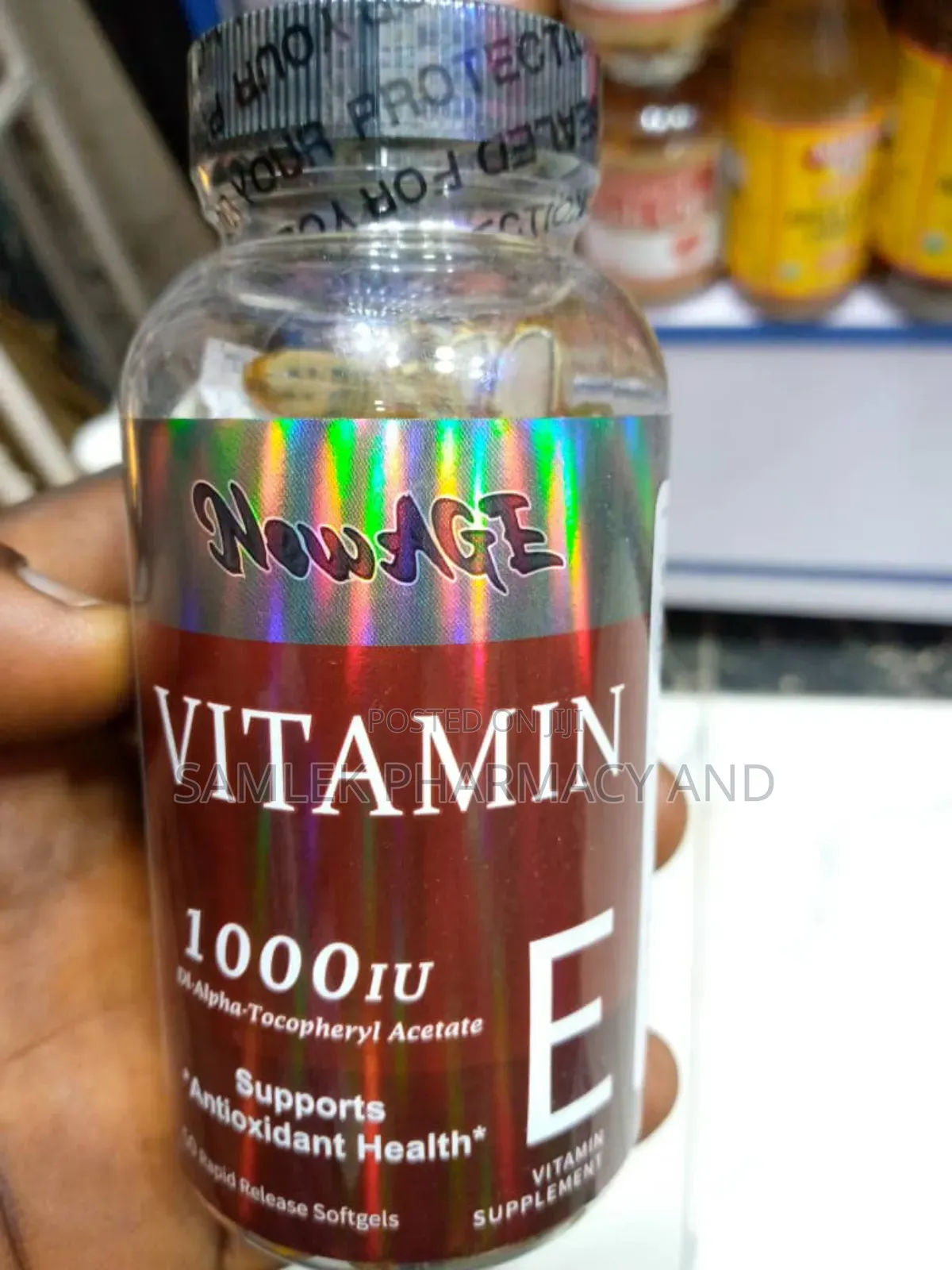 New Age Vitamin E 1000iu- 100softgel
