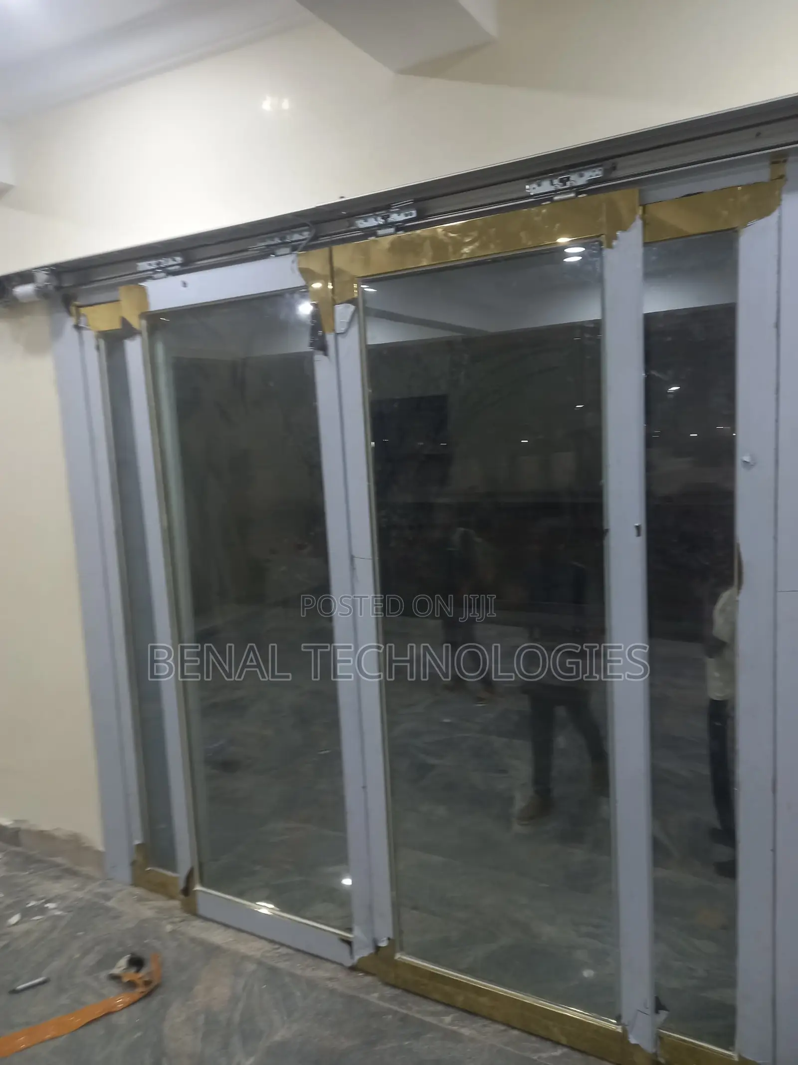 Sensor-Driven Sliding Door System