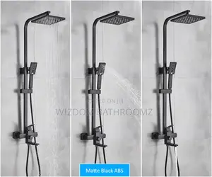 Quality Black Standing Shower