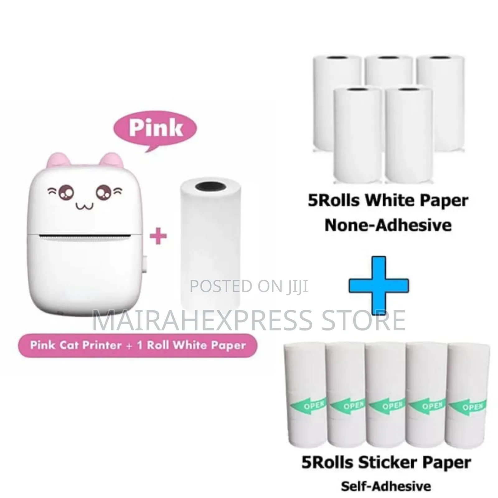Wireless Portable Thermal Pocket Printer With Complete Accessories
