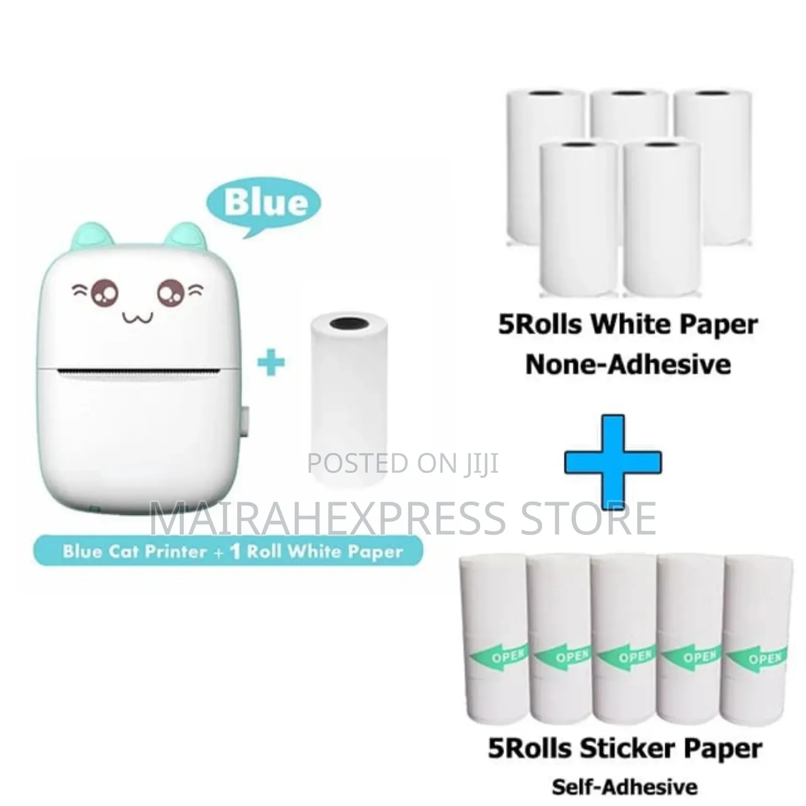 Wireless Portable Thermal Pocket Printer With Complete Accessories