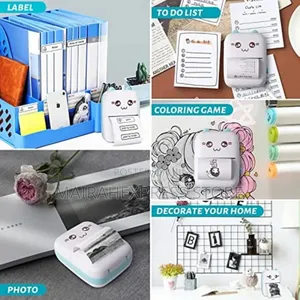 Wireless Portable Thermal Pocket Printer With Complete Accessories