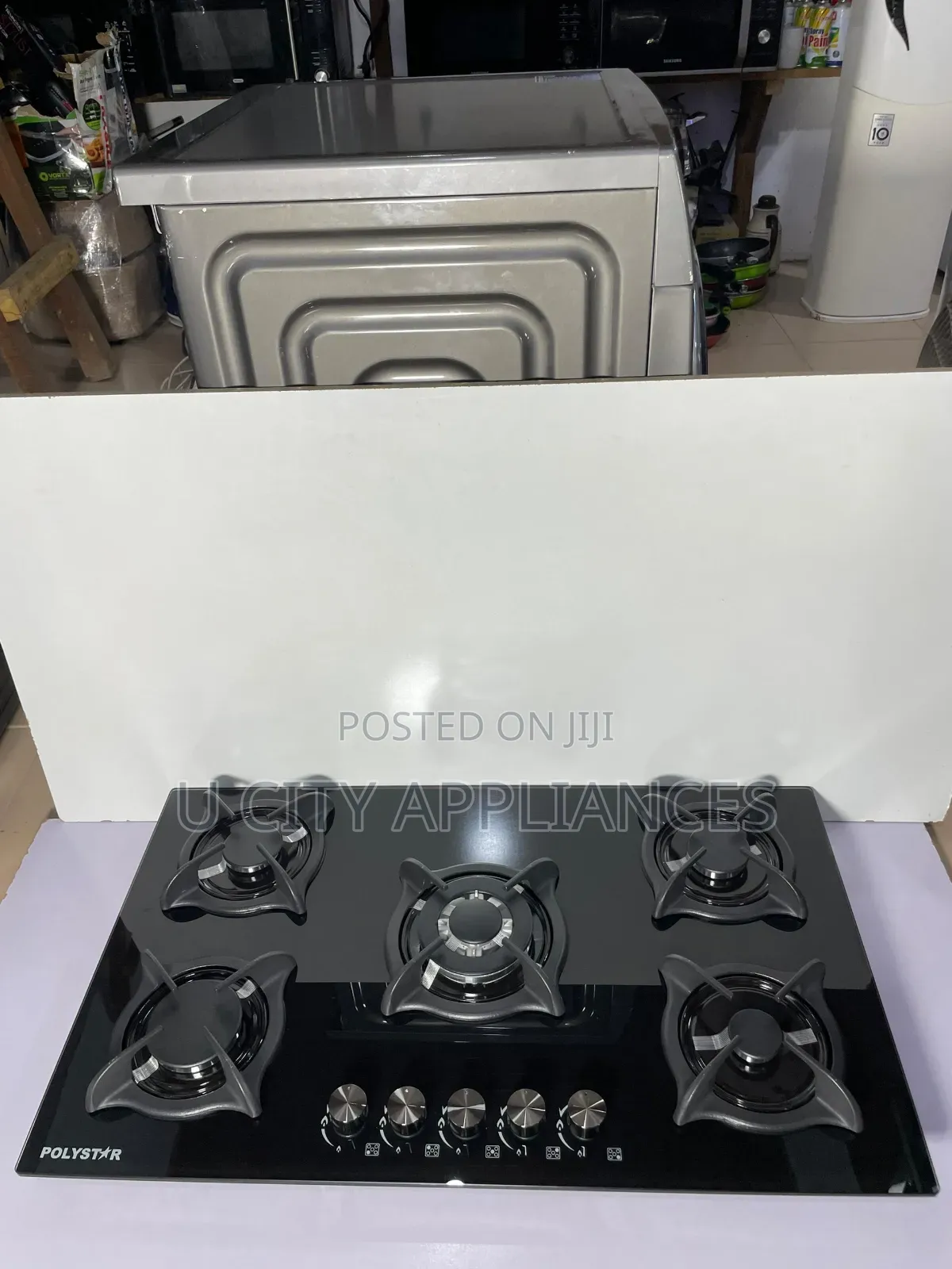 Polystar 5 Burners Inbuilt Cooker