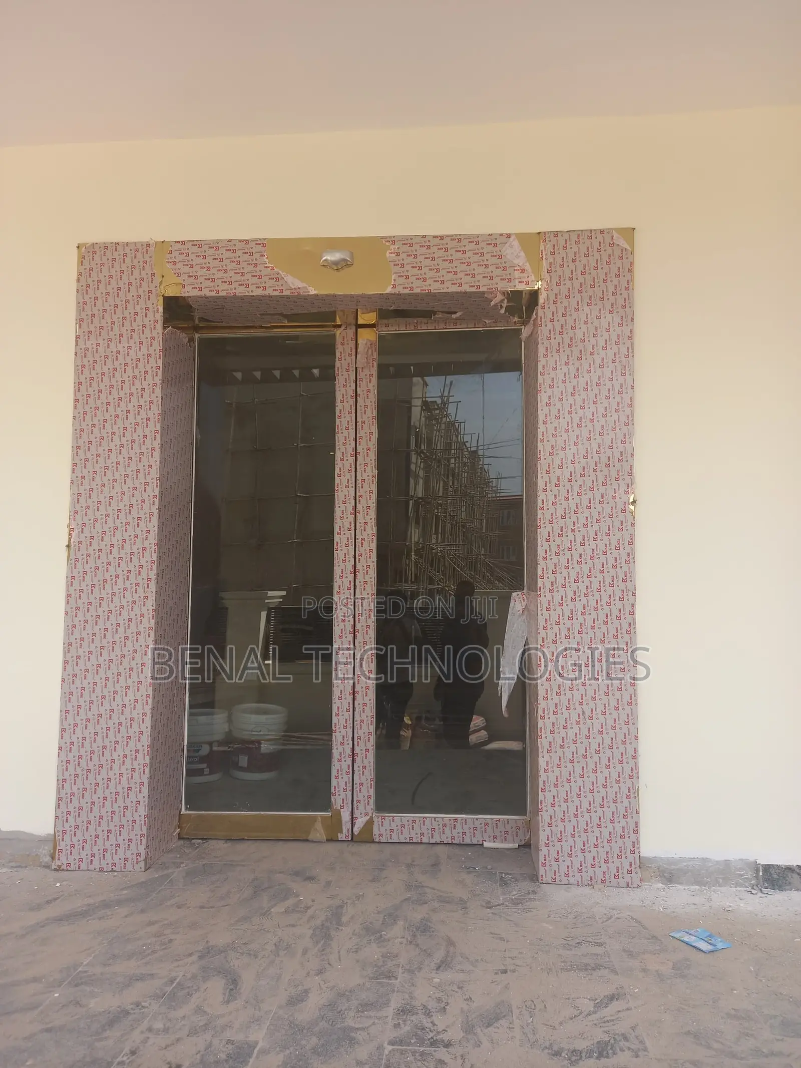 Hands-Free Sliding Glass Panel