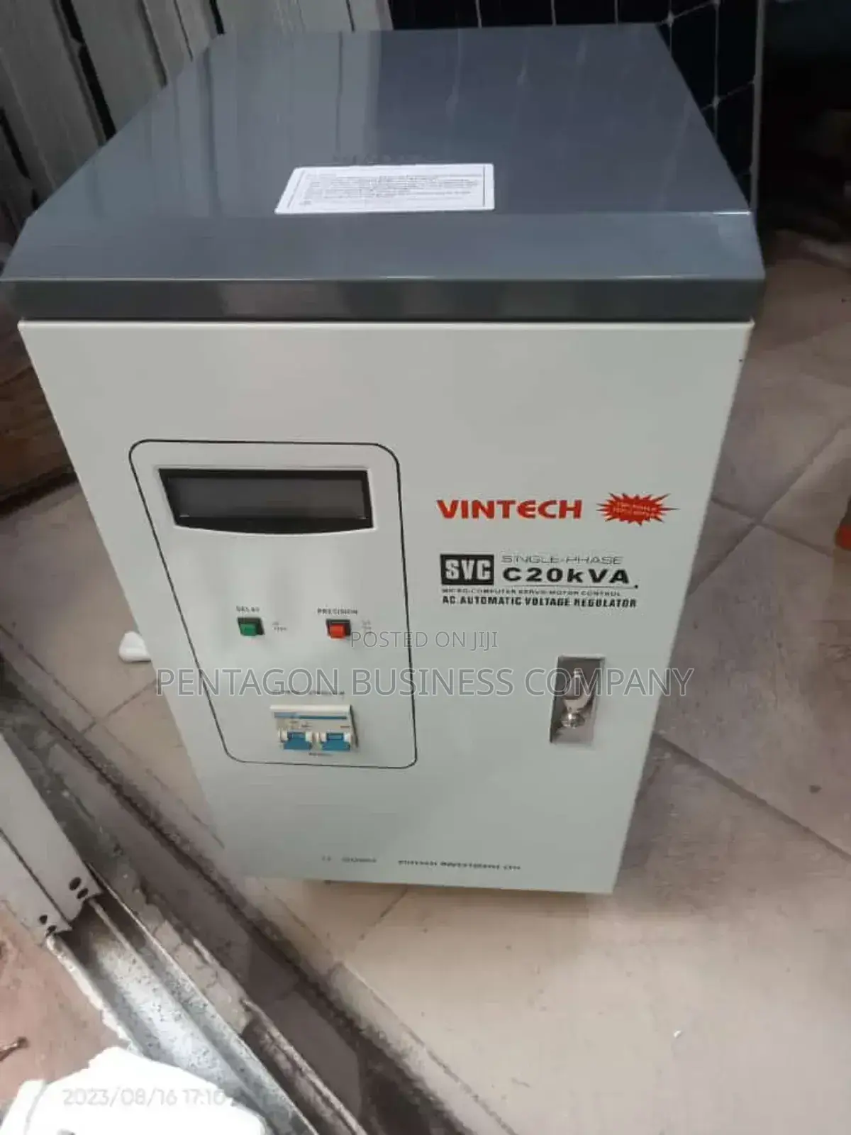 20kva Single Phase Vintech Industrial Stabilizer