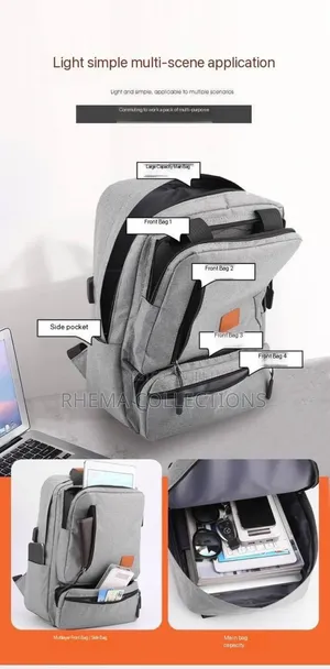 3in1 School/Laptop Bag Padded Big Backpack