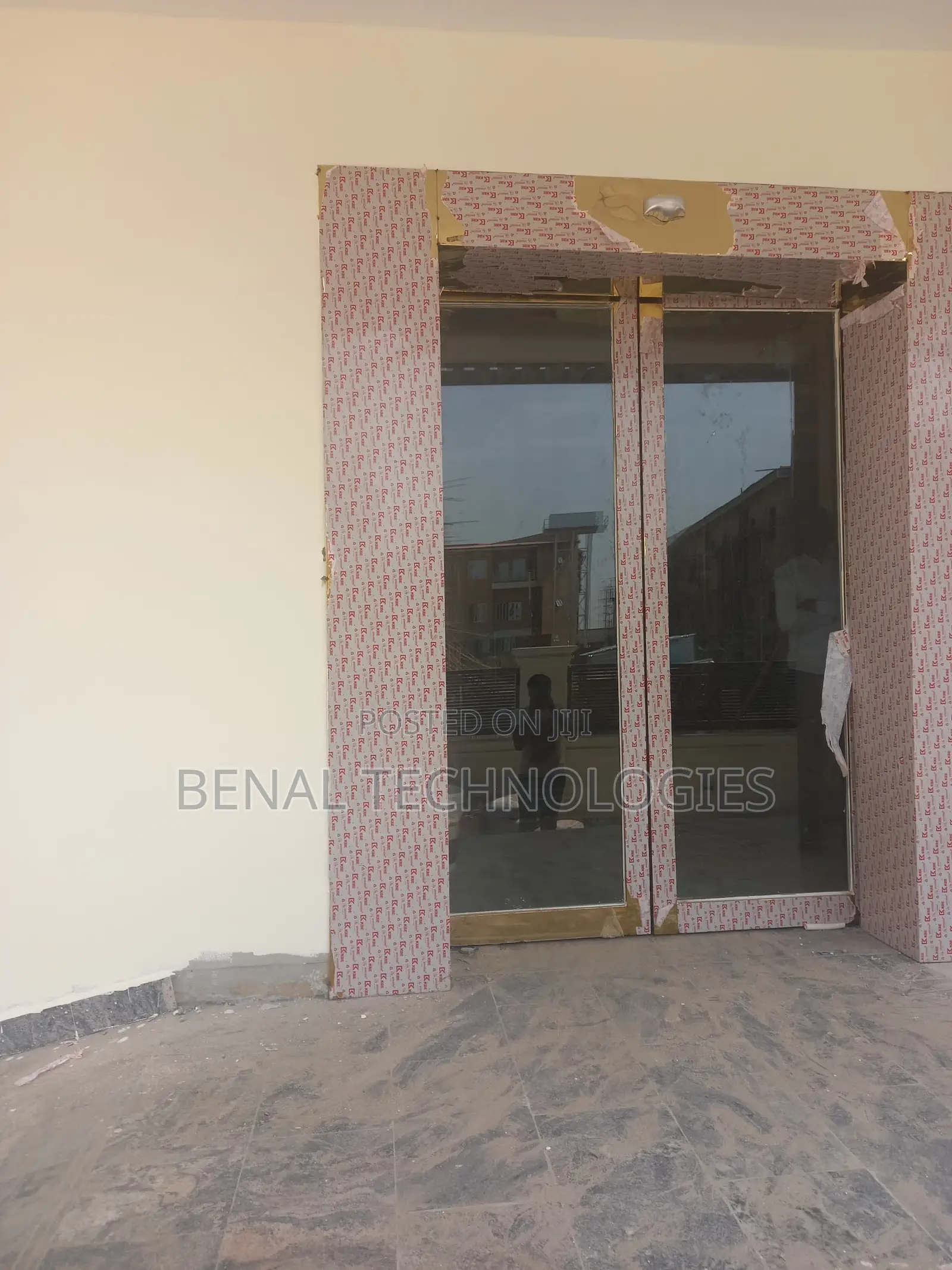 Sensor-Based Glass Entry Door