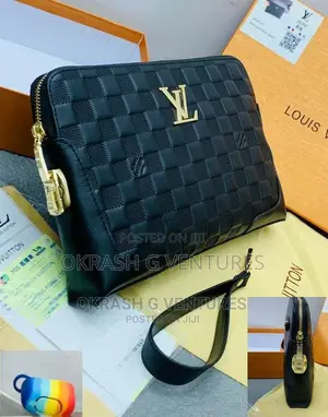 Louis Vuitton (LV)Clutch Leather Bag for Men's