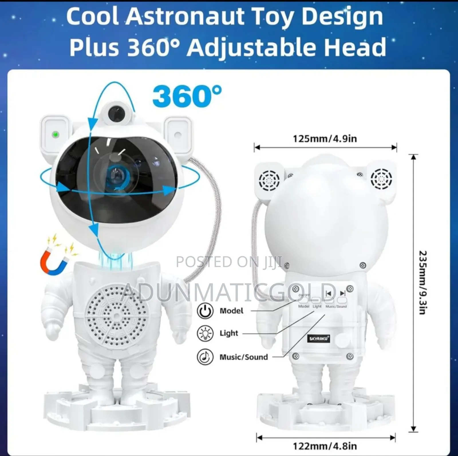 Nebula Astronaut Starry Sky Projection Light